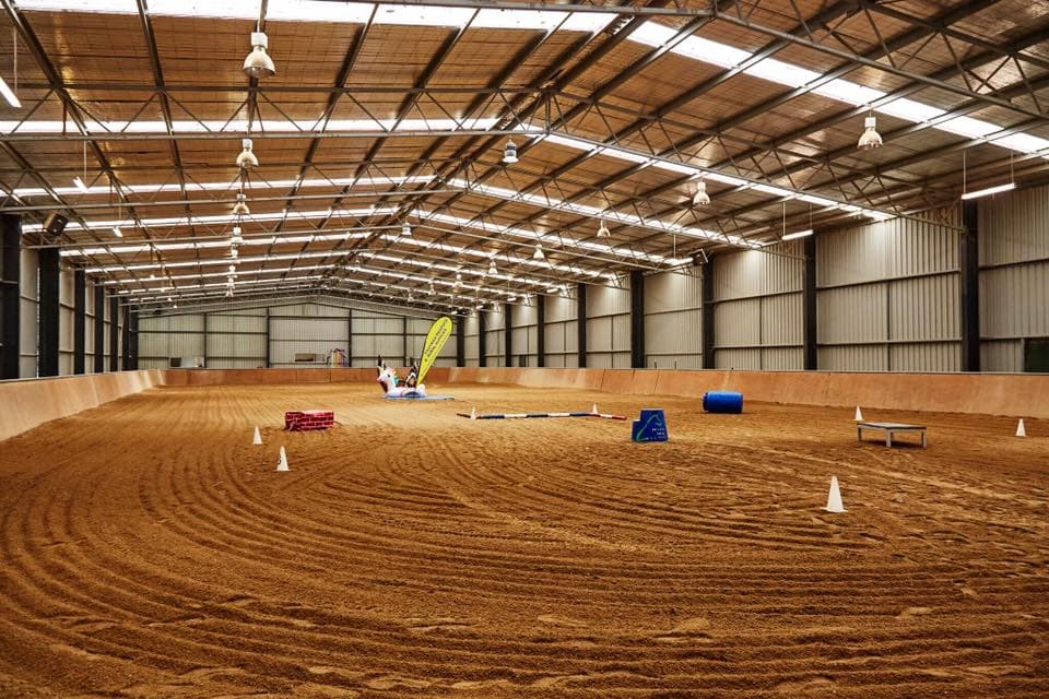 Tubbarubba Arabians - arena and groundwork